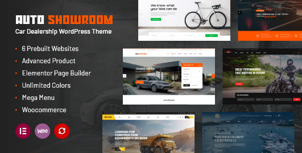 Auto Showroom - Car Dealership WordPress Theme Logo